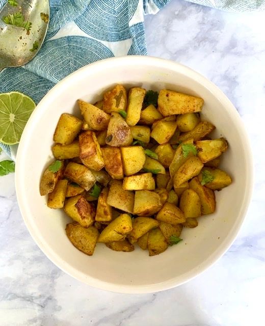 Curried Roasted Potatoes