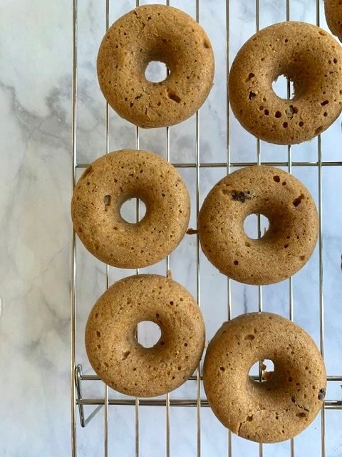 Soft Baked Carrot Cake Donuts