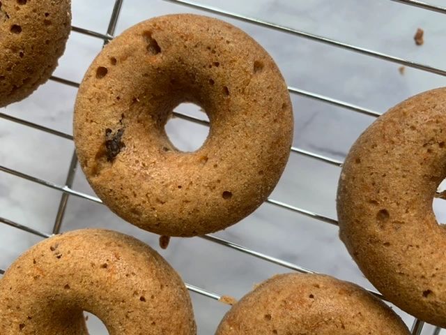 Soft Baked Carrot Cake Donuts