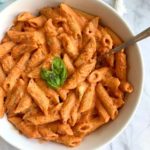 Vegan Tomato Cream Sauce with Pasta [GF, Oil-Free]