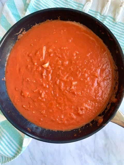 Vegan Tomato Cream Sauce with Pasta [GF, Oil-Free]
