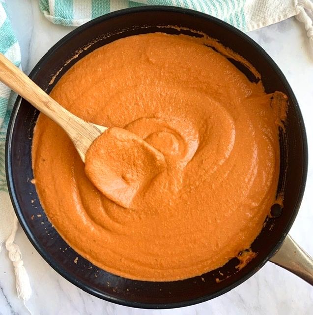 Vegan Tomato Cream Sauce [GF, OilFree] • Wholesome Crumbs