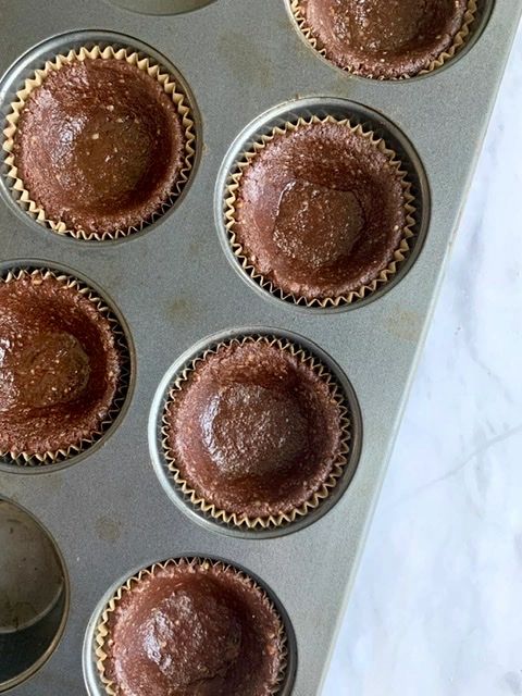 Vegan No-Bake Dark Chocolate & Orange Tarts with Brownie Crust