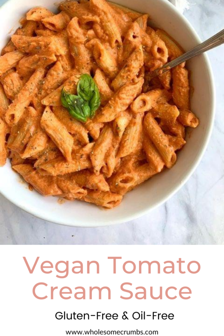 Vegan Tomato Cream Sauce [GF, OilFree] • Wholesome Crumbs