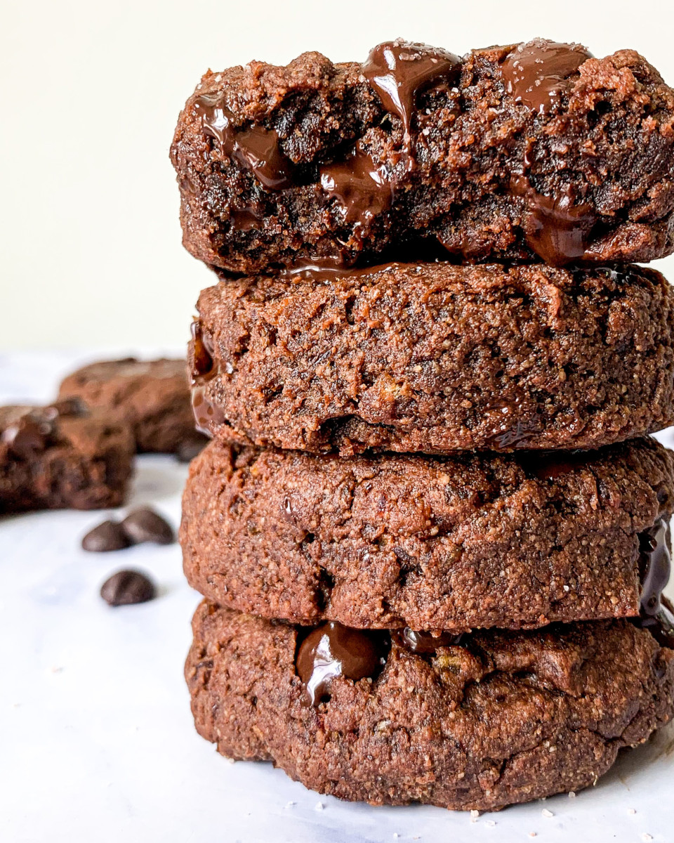 Vegan Date Sweetened Double Chocolate Cookies [GF, Oil ...